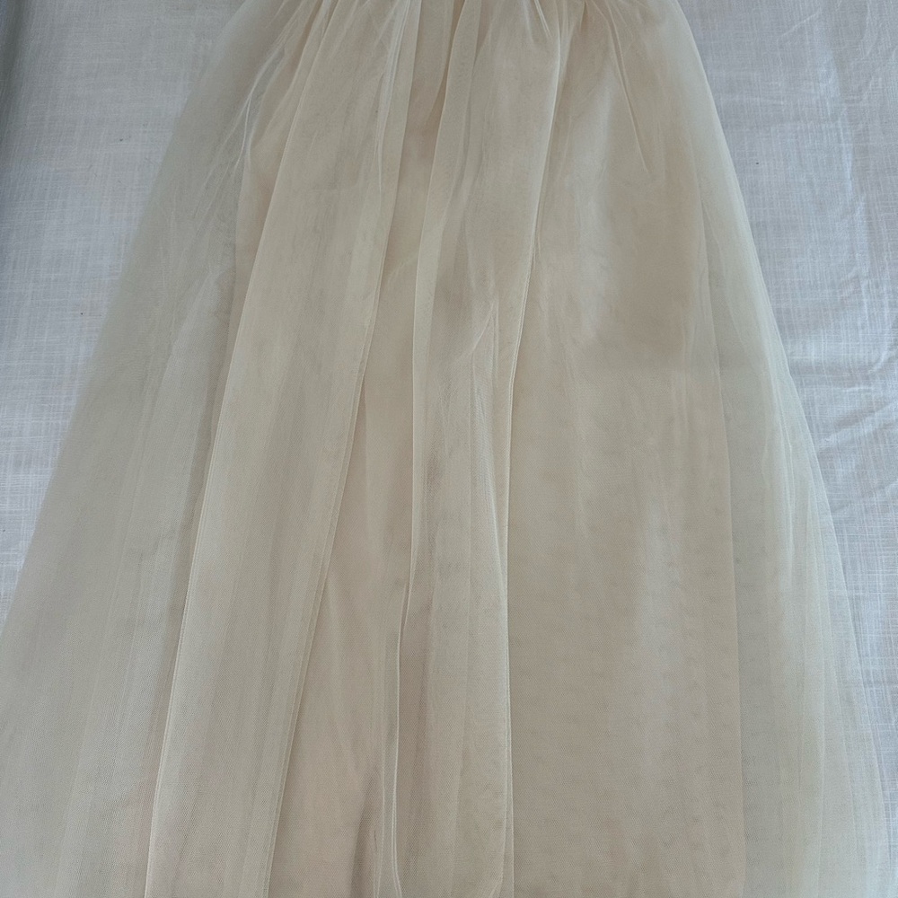 Chic Cream Maxi Skirt